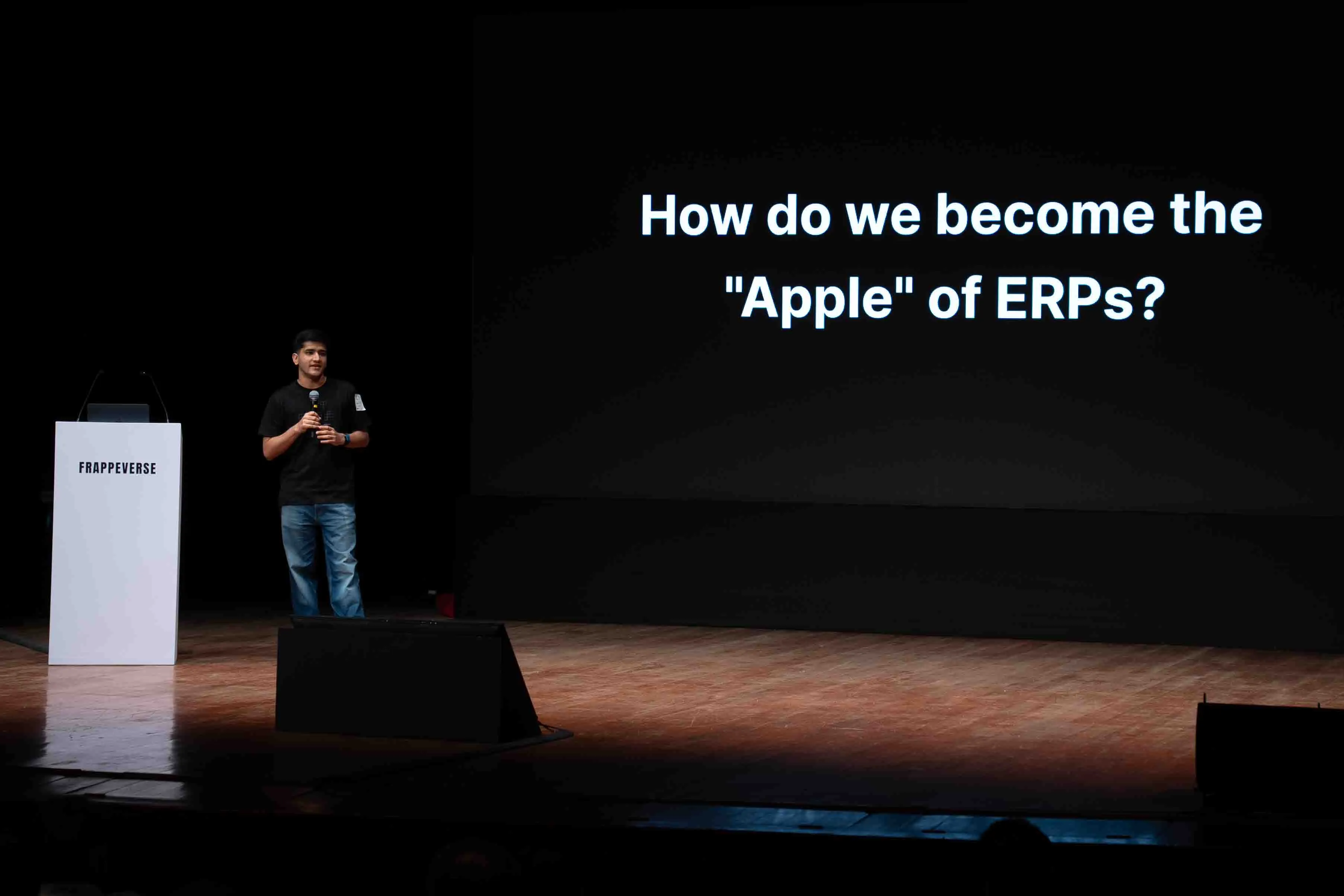 Nikhil’s Slide on becoming Apple of ERPs
