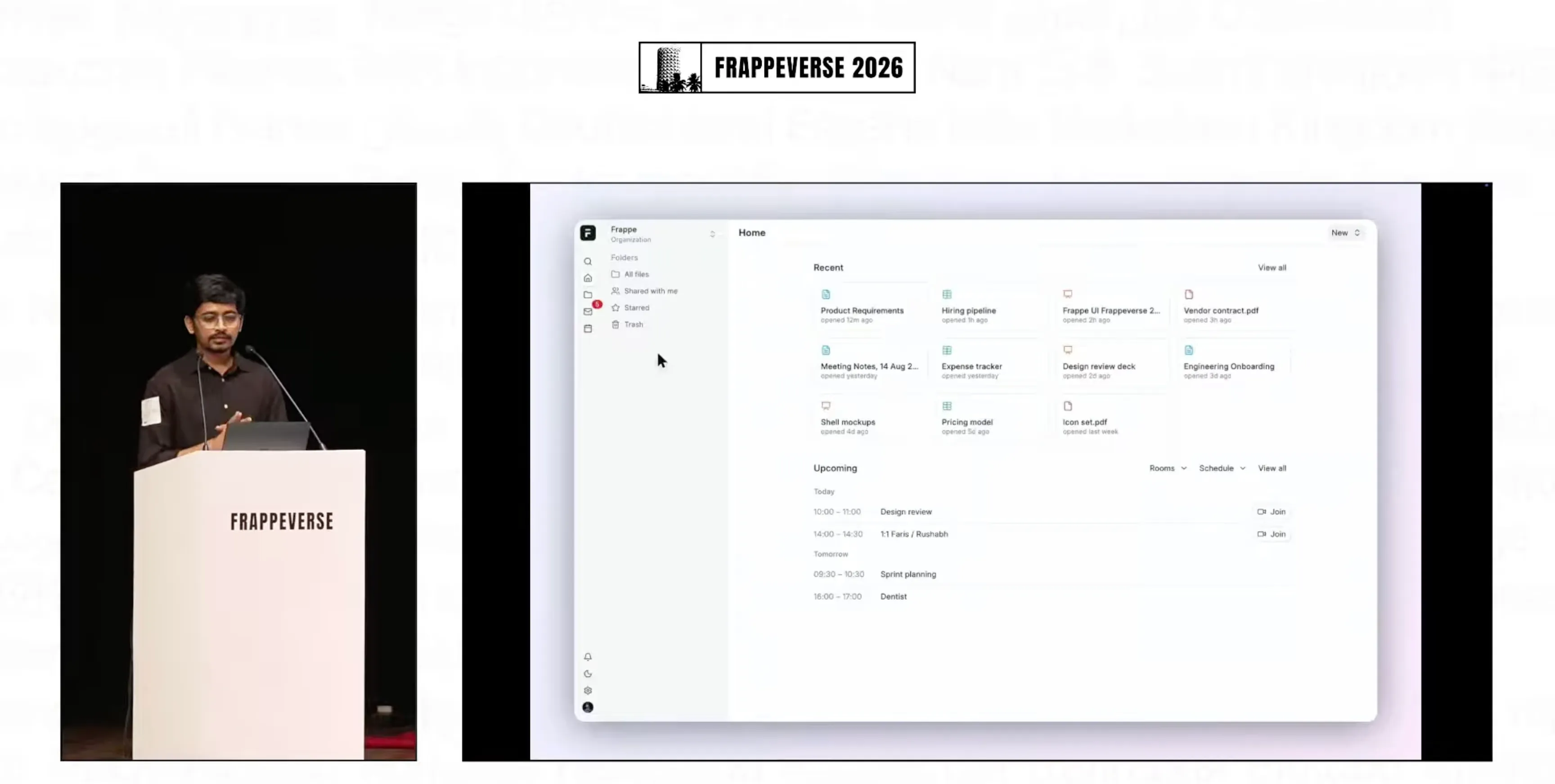 Faris demos the future of Frappe Suite