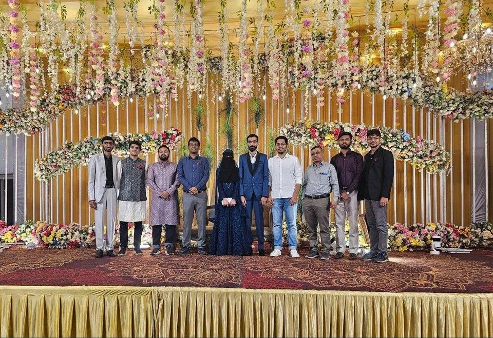 Group photo from my wedding reception