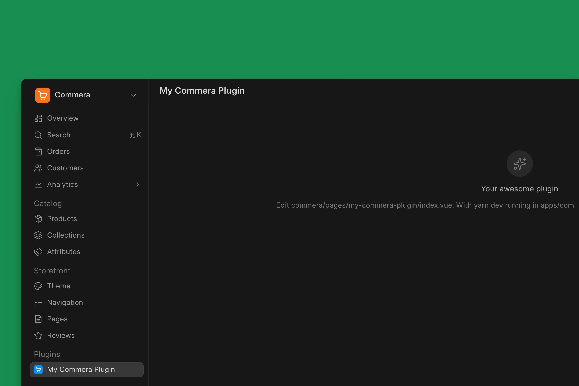 New Commera Plugin