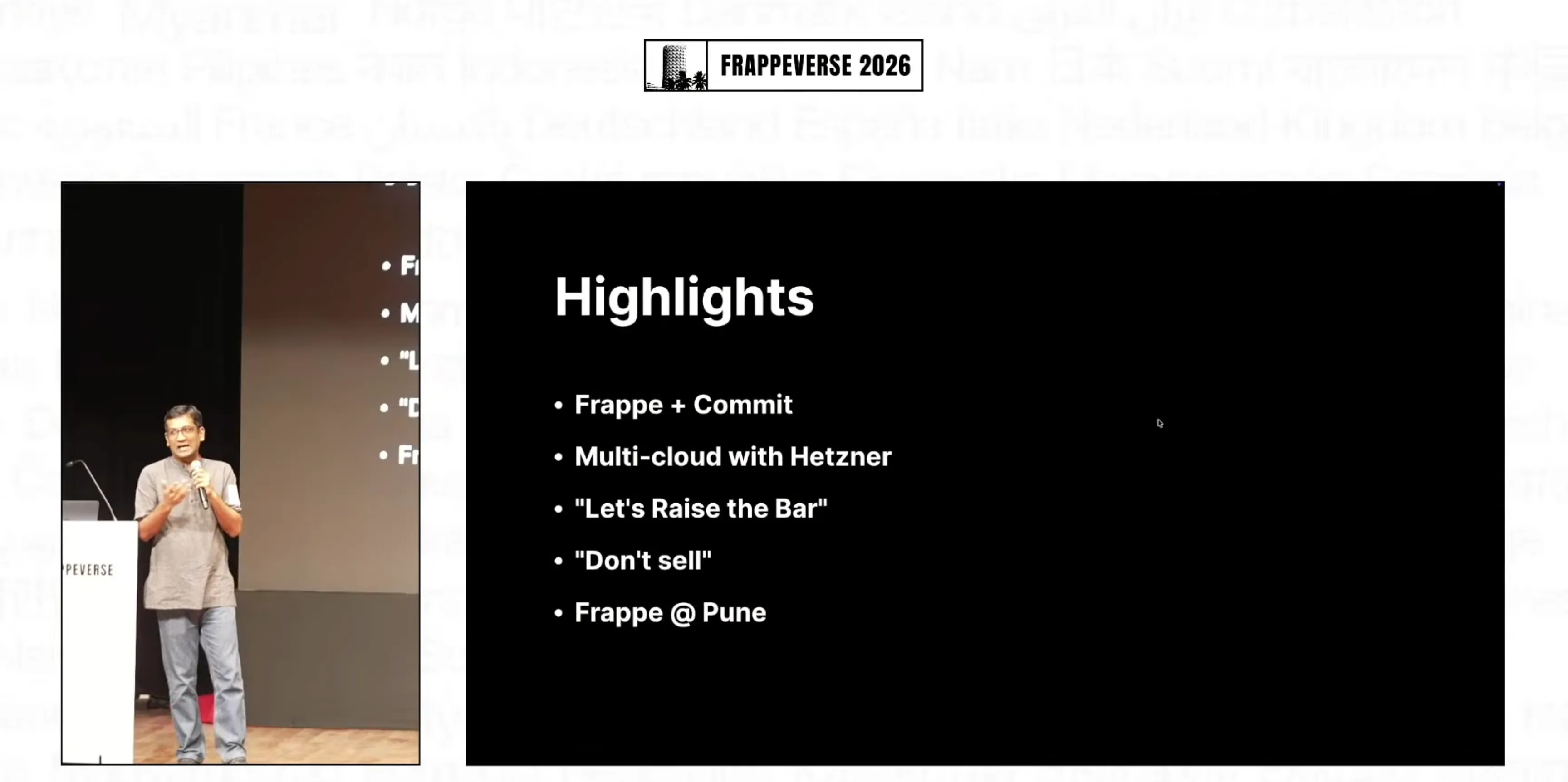 Rushabh Frappe Highlights Slide