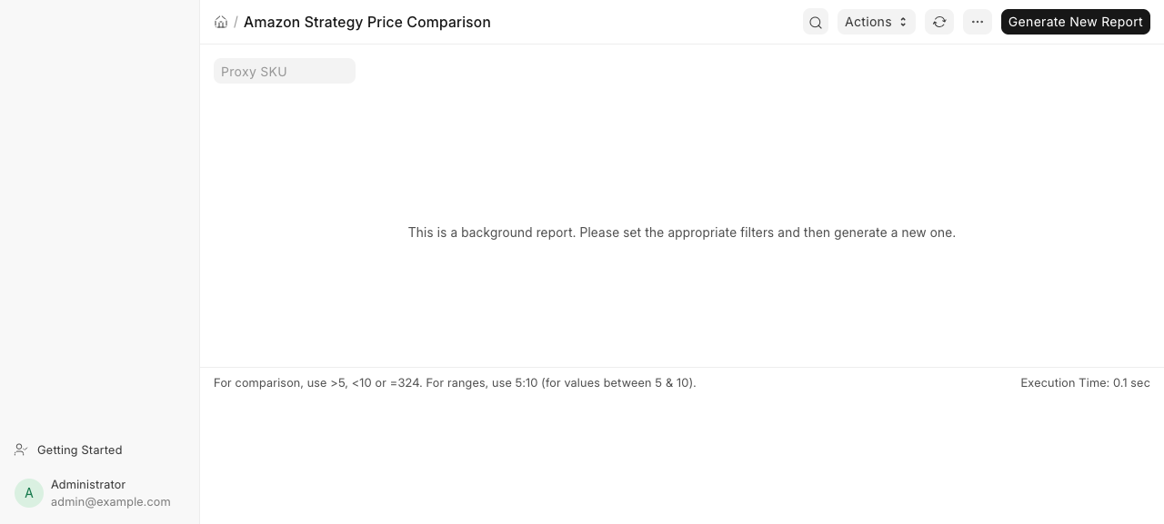 Amazon Strategy Price Comparison