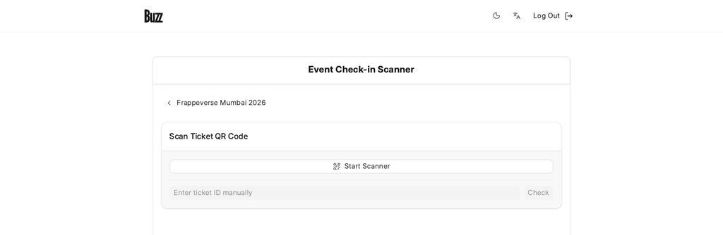 Scan result (valid / already checked-in) states